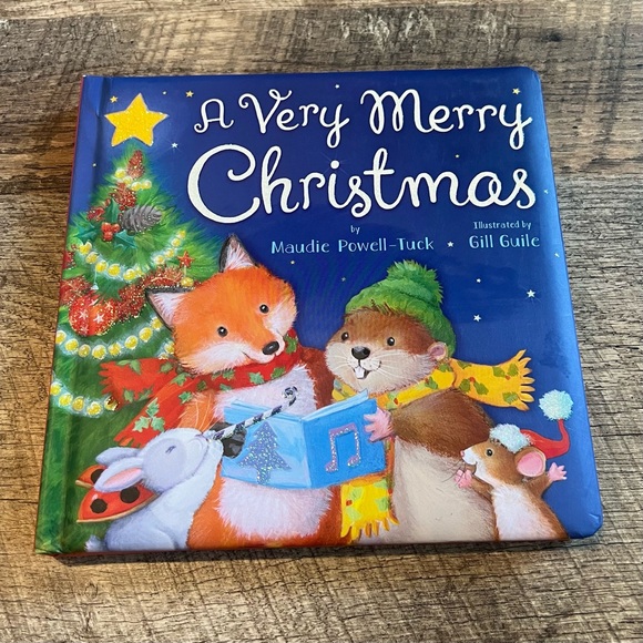 A Very Merry Christmas Children's Board Book by Maudie Powell-Tuck - Picture 2 of 4